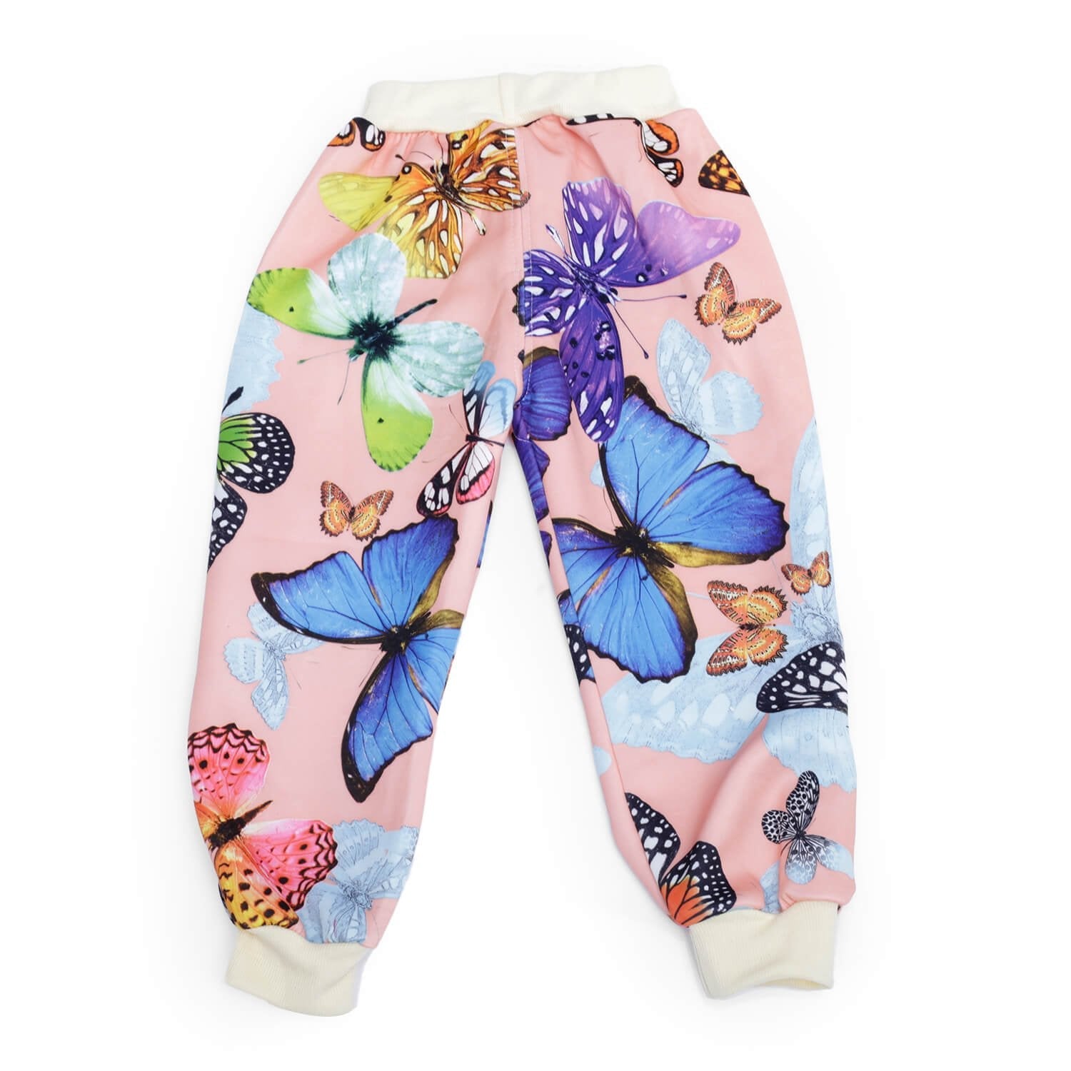 Pink Butterfly Kids Zipper Jacket and Track Pant set - Little Surprise BoxPink Butterfly Kids Zipper Jacket and Track Pant set