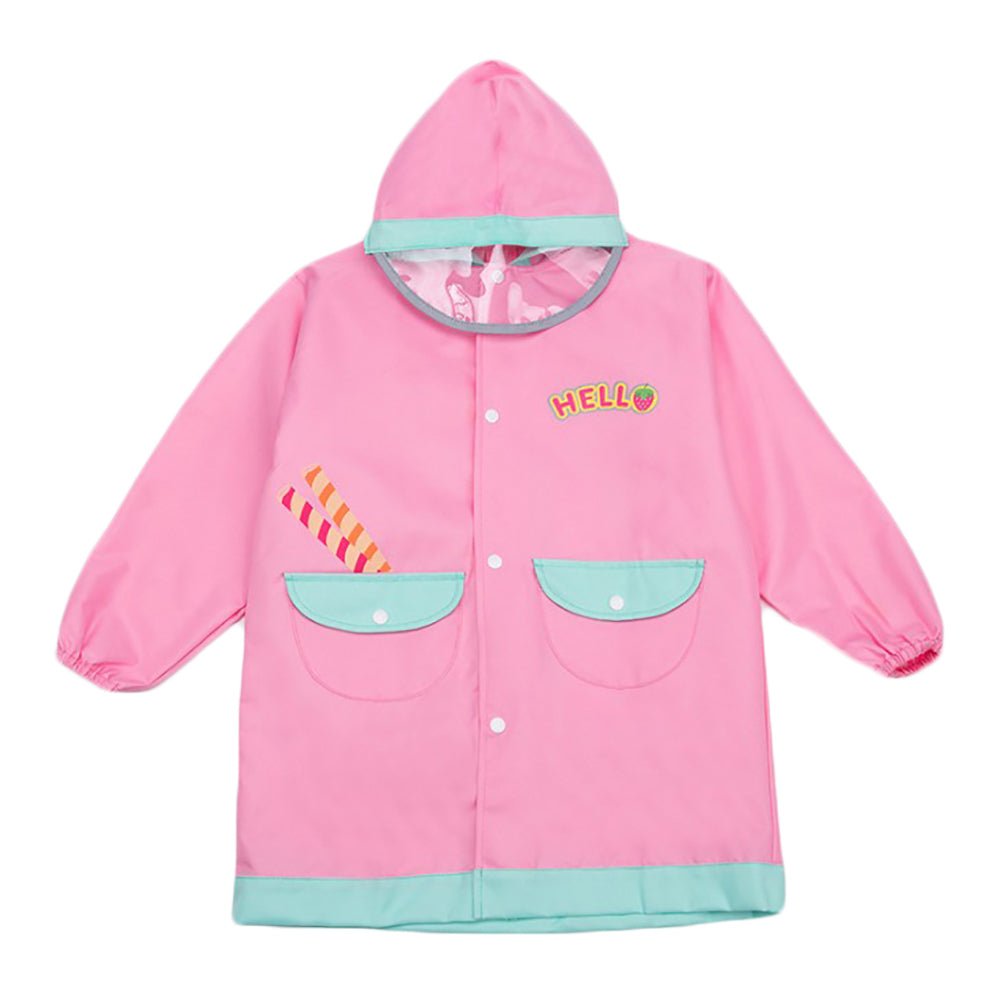 Pink Candyland Kids Raincoat with Backpack Carrying Space - Little ...