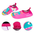 Pink Dino Non- slip, Quick dry Beach shoes for kids - Little Surprise BoxPink Dino Non- slip, Quick dry Beach shoes for kids