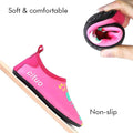 Pink Dino Non- slip, Quick dry Beach shoes for kids - Little Surprise BoxPink Dino Non- slip, Quick dry Beach shoes for kids