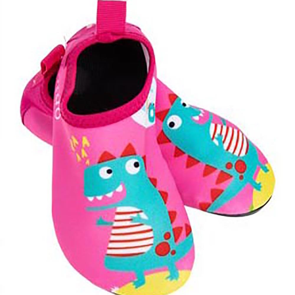 Pink Dino Non- slip, Quick dry Beach shoes for kids - Little Surprise BoxPink Dino Non- slip, Quick dry Beach shoes for kids