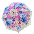 Pink Hydrangea Bunch Floral Print Translucent All-season Umbrella for kids & Adults - Little Surprise BoxPink Hydrangea Bunch Floral Print Translucent All-season Umbrella for kids & Adults