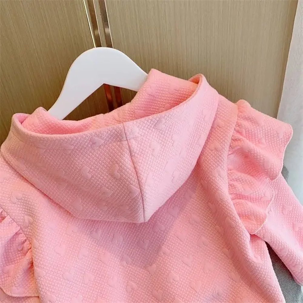 Pink Mini Heart 2 pc Track suit set for Toddlers and Kids - Little Surprise BoxPink Mini Heart 2 pc Track suit set for Toddlers and Kids