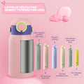 Pink Planet Fun Toy Trinkets theme temperature control Insulated Vacuum Flask Kids Stainless Steel Water Bottle with silicone cover and Thick Strap - Little Surprise BoxPink Planet Fun Toy Trinkets theme temperature control Insulated Vacuum Flask Kids Stainless Steel Water Bottle with silicone cover and Thick Strap