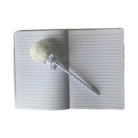 Pink Unicorn White Notebook - Little Surprise BoxPink Unicorn White Notebook