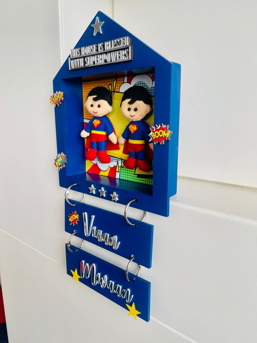 Power brothers Personalised Name Plaque - Little Surprise BoxPower brothers Personalised Name Plaque