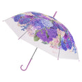 Purple Hydrangea Bunch Floral Print Translucent All-season Umbrella for Kids & Adults - Little Surprise BoxPurple Hydrangea Bunch Floral Print Translucent All-season Umbrella for Kids & Adults