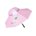 Rainbow Uni theme, Unique Spanish Patio Style Kids Umbrella, 5-12 years, Pink - Little Surprise BoxRainbow Uni theme, Unique Spanish Patio Style Kids Umbrella, 5-12 years, Pink