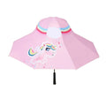 Rainbow Uni theme, Unique Spanish Patio Style Kids Umbrella, 5-12 years, Pink - Little Surprise BoxRainbow Uni theme, Unique Spanish Patio Style Kids Umbrella, 5-12 years, Pink