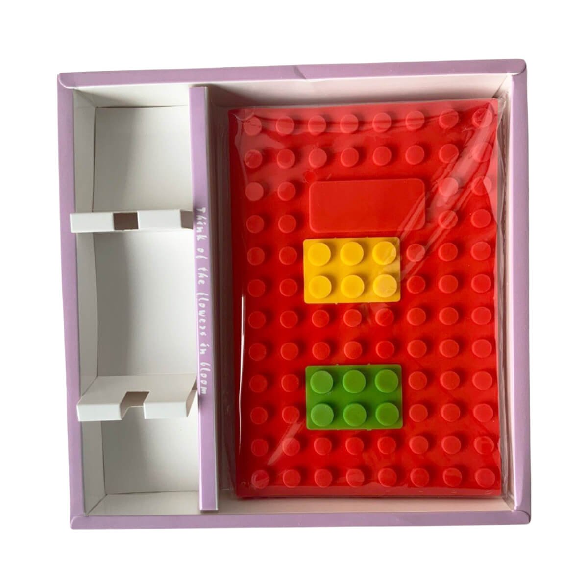 Red A5 page Lego Cover Notebook - Little Surprise BoxRed A5 page Lego Cover Notebook