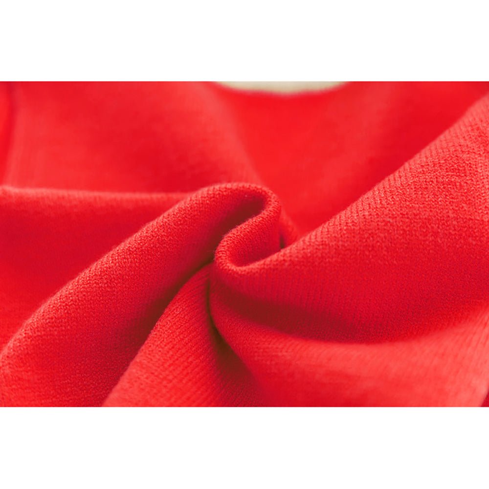 Red Donald V Neck Winter Warmer Cardigan & Sweater for toddlers & Kids - Little Surprise BoxRed Donald V Neck Winter Warmer Cardigan & Sweater for toddlers & Kids