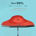 Red Riding Hood theme, Unique Spanish Patio Style Kids Umbrella, 5-12 years,Red - Little Surprise BoxRed Riding Hood theme, Unique Spanish Patio Style Kids Umbrella, 5-12 years,Red