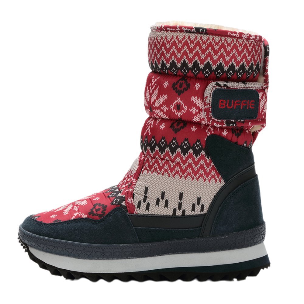 Big Kids Snow boots Happy Holidays, Merry store Christmas, Happy New Year, Christmas dots, winter boots, Gift for Happy people