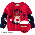 Red Sport Reindeer with Blue Sleeves Warmer Cardigan & Christmas Sweater for toddlers & Kids - Little Surprise BoxRed Sport Reindeer with Blue Sleeves Warmer Cardigan & Christmas Sweater for toddlers & Kids