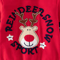 Red Sport Reindeer with Blue Sleeves Warmer Cardigan & Christmas Sweater for toddlers & Kids - Little Surprise BoxRed Sport Reindeer with Blue Sleeves Warmer Cardigan & Christmas Sweater for toddlers & Kids