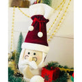 Red Velvet Santa Wine Bottle Pouch - Little Surprise BoxRed Velvet Santa Wine Bottle Pouch