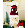 Red Velvet Santa Wine Bottle Pouch - Little Surprise BoxRed Velvet Santa Wine Bottle Pouch