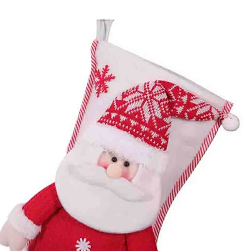 Red & White Santa Full Stockings - Little Surprise BoxRed & White Santa Full Stockings