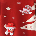 Red with White Xmas Tree Warmer Cardigan & Christmas Sweater for toddlers & Kids - Little Surprise BoxRed with White Xmas Tree Warmer Cardigan & Christmas Sweater for toddlers & Kids