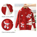 Red with White Xmas Tree Warmer Cardigan & Christmas Sweater for toddlers & Kids - Little Surprise BoxRed with White Xmas Tree Warmer Cardigan & Christmas Sweater for toddlers & Kids