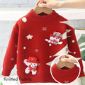 Red with White Xmas Tree Warmer Cardigan & Christmas Sweater for toddlers & Kids - Little Surprise BoxRed with White Xmas Tree Warmer Cardigan & Christmas Sweater for toddlers & Kids