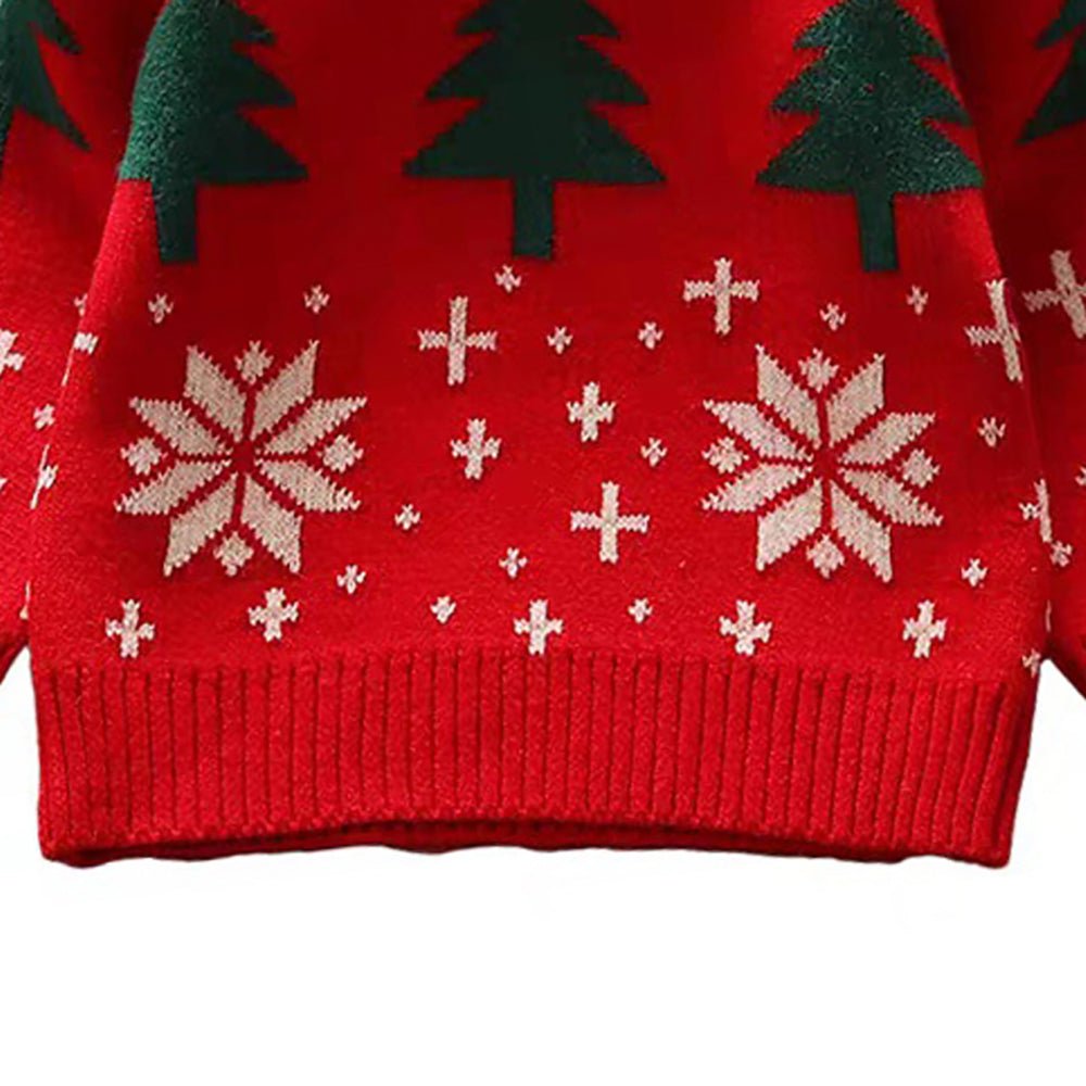 Red Wonderland Warmer, Cardigan & Christmas Sweater for Kids - Little Surprise BoxRed Wonderland Warmer, Cardigan & Christmas Sweater for Kids