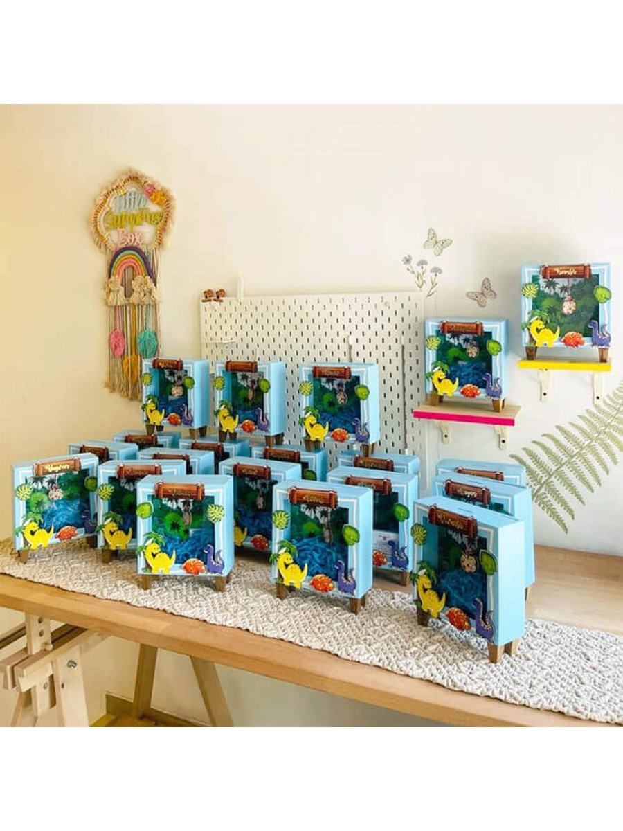 Roarr Like a Dinosaurr Piggy Bank (Blue) - Little Surprise BoxRoarr Like a Dinosaurr Piggy Bank (Blue)