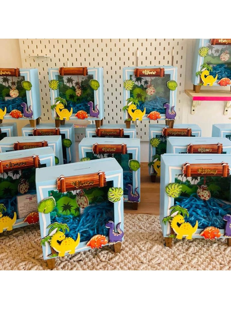 Roarr Like a Dinosaurr Piggy Bank (Blue) - Little Surprise BoxRoarr Like a Dinosaurr Piggy Bank (Blue)