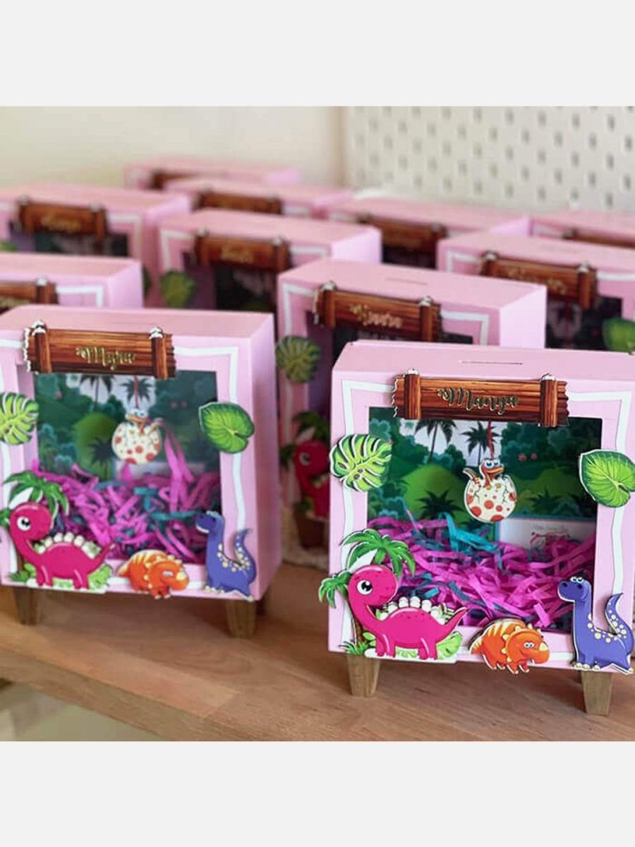 Roarr Like a Dinosaurr Piggy Bank (Pink) - Little Surprise BoxRoarr Like a Dinosaurr Piggy Bank (Pink)