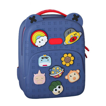 Royal Blue Tic Tac Movable Trinkets Backpack - Little Surprise BoxRoyal Blue Tic Tac Movable Trinkets Backpack