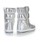 Silver Shiny Hologram Kids Winter / Snow Boots - Little Surprise BoxSilver Shiny Hologram Kids Winter / Snow Boots