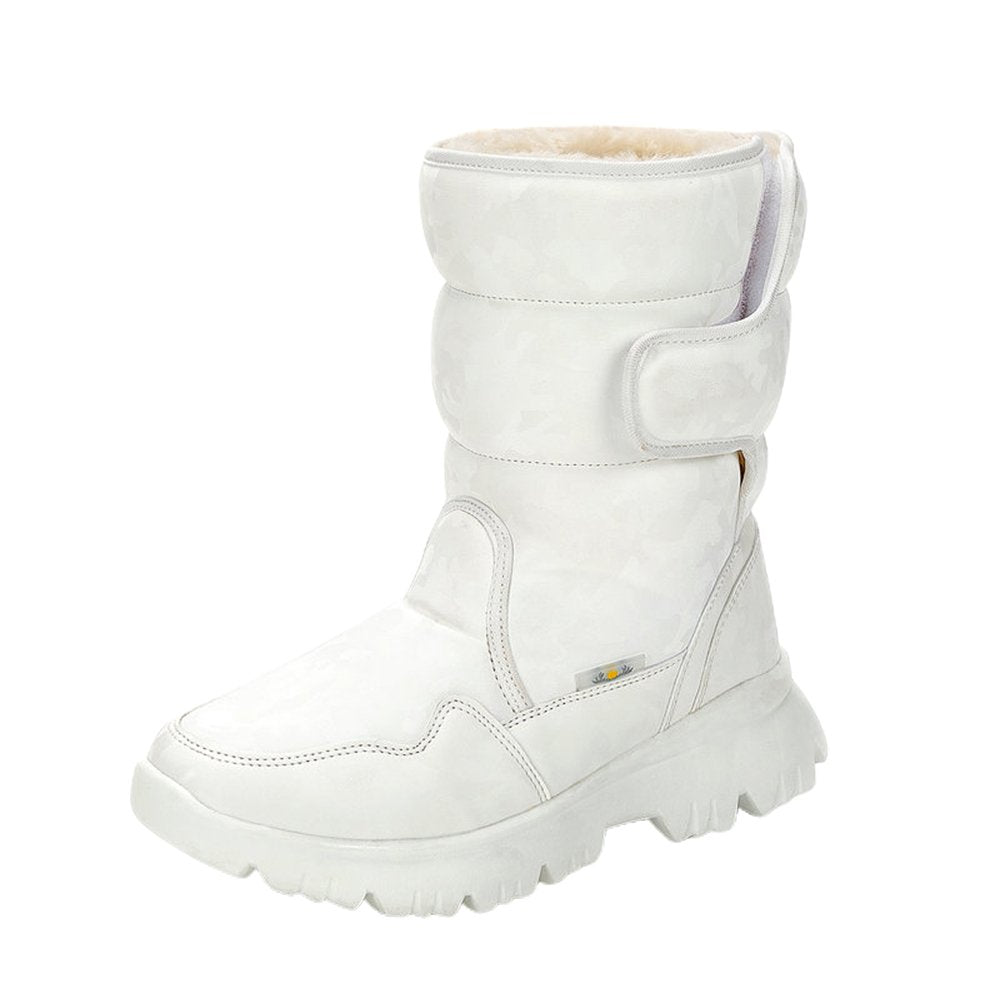 Snow White Glam Kids Winter Snowboots - Little Surprise BoxSnow White Glam Kids Winter Snowboots