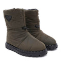 Solid Military Green Women Winter Snowboots - Little Surprise BoxSolid Military Green Women Winter Snowboots