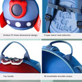 Space Capsule 3d Fins Light weighted Backpack for Toddlers & Kids - Little Surprise BoxSpace Capsule 3d Fins Light weighted Backpack for Toddlers & Kids