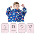 Starry Planet Theme, Knee Length Raincoat for Kids - Little Surprise BoxStarry Planet Theme, Knee Length Raincoat for Kids