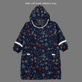 Starry Planet Theme, Knee Length Raincoat for Kids - Little Surprise BoxStarry Planet Theme, Knee Length Raincoat for Kids