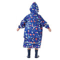 Starry Planet Theme, Knee Length Raincoat for Kids - Little Surprise BoxStarry Planet Theme, Knee Length Raincoat for Kids