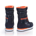 Stunning Black & Orange Zipper Women Winter / Snow Boots - Little Surprise BoxStunning Black & Orange Zipper Women Winter / Snow Boots