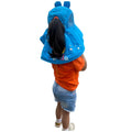 Summer Hat with wide Neck Flap for Kids, (3-10yrs), Blue Panda - Little Surprise BoxSummer Hat with wide Neck Flap for Kids, (3-10yrs), Blue Panda