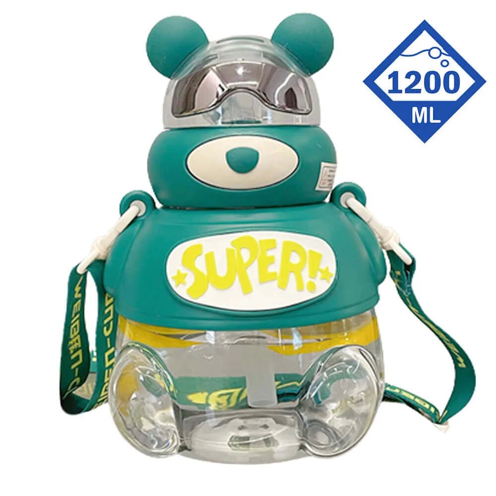 Super cool Kelly Jo Water bottle for Kids and Adults, 1200 ml, Green - Little Surprise BoxSuper cool Kelly Jo Water bottle for Kids and Adults, 1200 ml, Green