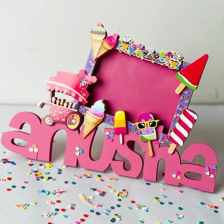 Sweet Candy Tooth Photoframe - Little Surprise BoxSweet Candy Tooth Photoframe