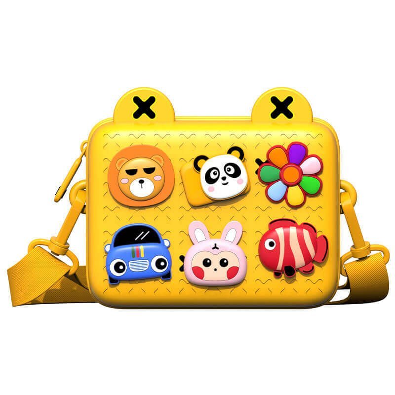 Vivid Yellow Mini Kids sling bag/ Satchel - Little Surprise BoxVivid Yellow Mini Kids sling bag/ Satchel