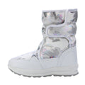 White and Silver Glam Kids Winter Snowboots - Little Surprise BoxWhite and Silver Glam Kids Winter Snowboots