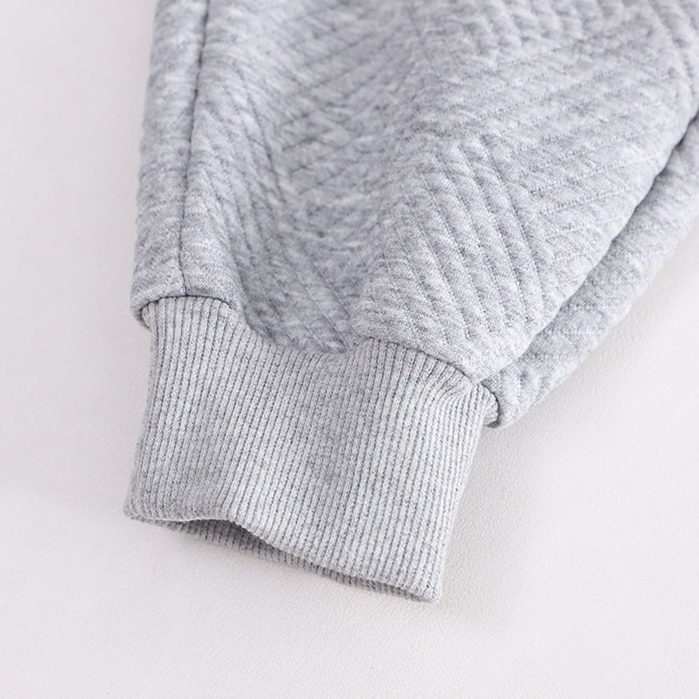 White & Grey Rock on Teddy 2 piece Track Suit set for Toddlers & Kids - Little Surprise BoxWhite & Grey Rock on Teddy 2 piece Track Suit set for Toddlers & Kids