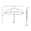 White Holographic Glitter Rain Umbrella for Kids & Adults - Little Surprise BoxWhite Holographic Glitter Rain Umbrella for Kids & Adults