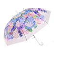 White Hydrangea Bunch Floral Print Translucent All-season Umbrella for Kids & Adults - Little Surprise BoxWhite Hydrangea Bunch Floral Print Translucent All-season Umbrella for Kids & Adults
