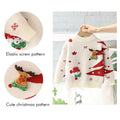 White with Red Xmas Tree Warmer Cardigan & Christmas Sweater for toddlers & Kids - Little Surprise BoxWhite with Red Xmas Tree Warmer Cardigan & Christmas Sweater for toddlers & Kids