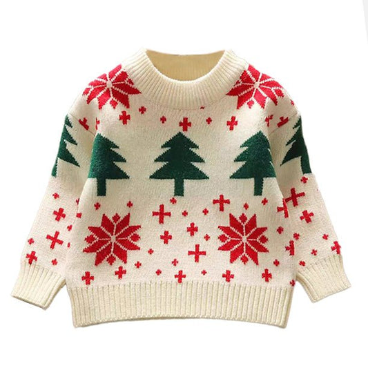 White Wonderland Warmer, Cardigan & Christmas Sweater for Kids - Little Surprise BoxWhite Wonderland Warmer, Cardigan & Christmas Sweater for Kids