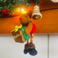 Wooden Legs Rudolf with a Personalised Gift Tree Ornament - Little Surprise BoxWooden Legs Rudolf with a Personalised Gift Tree Ornament