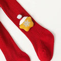 Yellow Glitter Star Red Full Length Stockings/Tights for Christmas Party, Small 1-2 years - Little Surprise BoxYellow Glitter Star Red Full Length Stockings/Tights for Christmas Party, Small 1-2 years